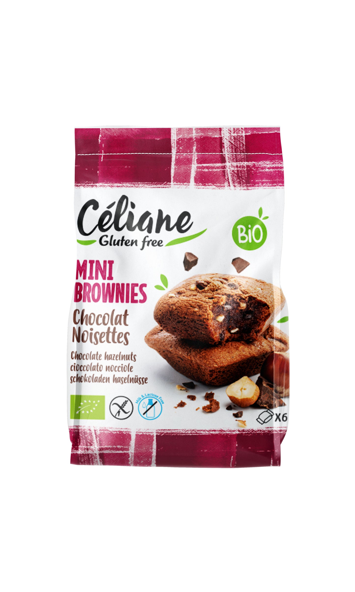 Brownies chocolat noisettes | Sans gluten - Céliane