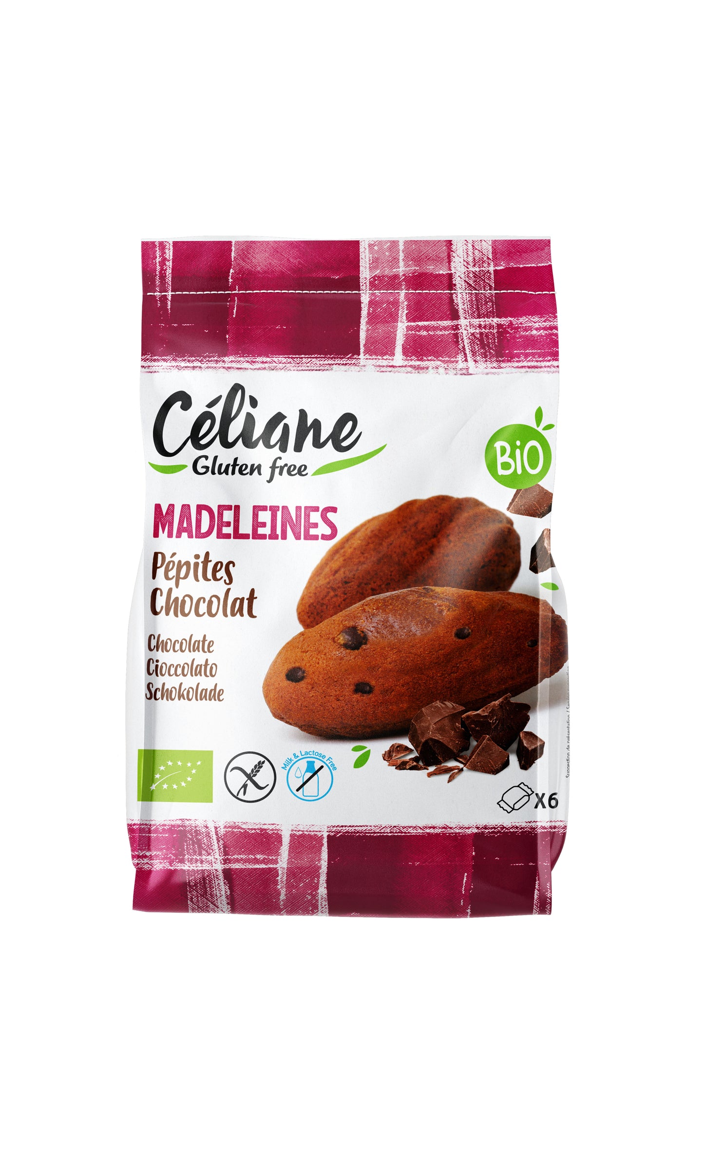 Madeleines pépites choco | Sans gluten - Céliane