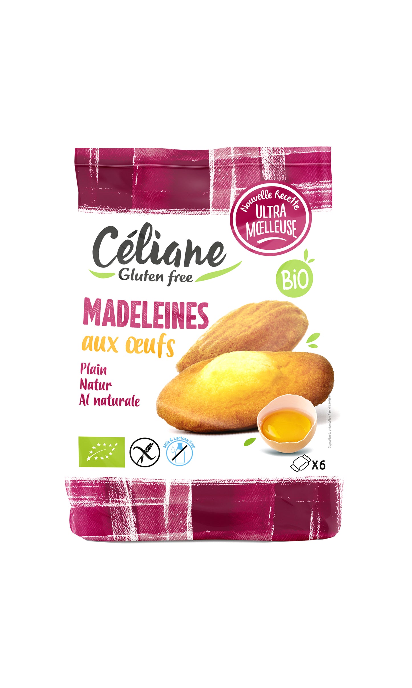 Madeleine aux oeufs | Sans gluten - Céliane