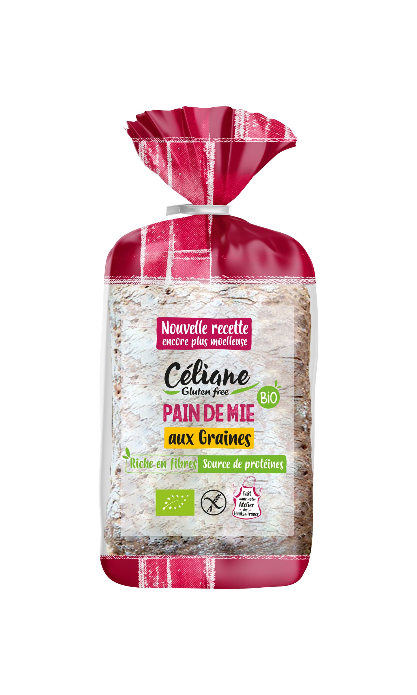 Pain de mie frais aux graines | Sans gluten - Céliane