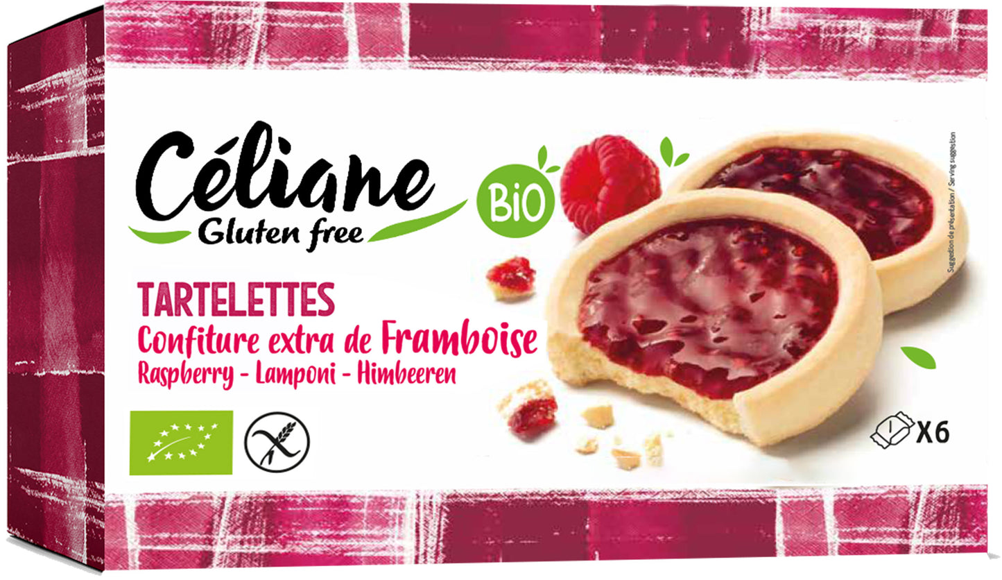Tartelettes framboise | Sans gluten - Celiane