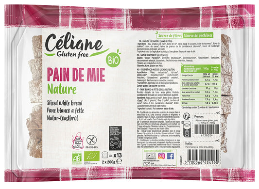 Plain sandwich bread